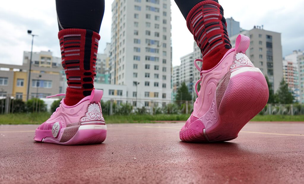 состояние кроссовок Li-Ning Way Of Wade 12 после всех тестов. Никаких проблем не обнаружено